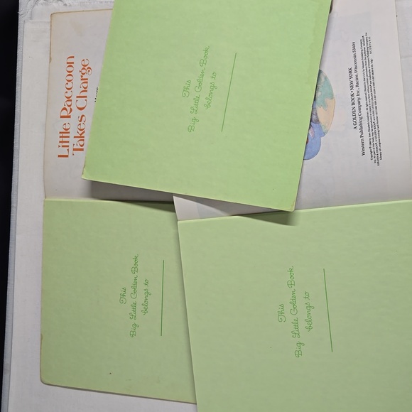 3 Big Little Golden Books 1980s Different Titles Used Condition Children's Read - Picture 11 of 16